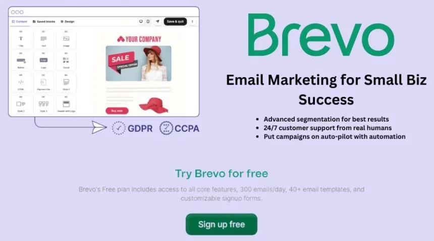 Brevo Email Marketing for Small Business Success
