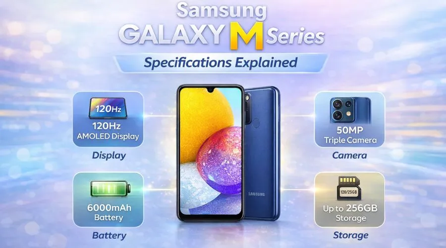 Samsung Galaxy M series Specifications