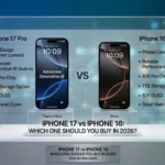 Comparison iPhone 17 vs 16