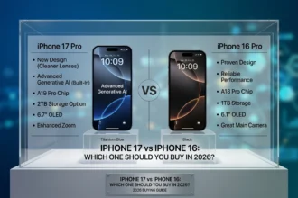 Comparison iPhone 17 vs 16