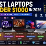 Best laptops under $1000 in 2026