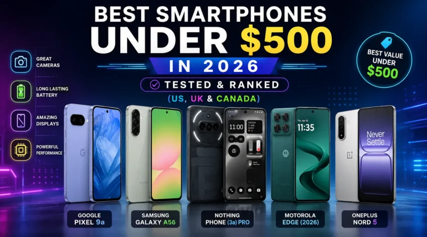 Best smartphones under $500 in 2026
